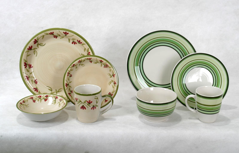 16pcs  Handpainted  Dinnerware Sets