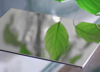 Silver mirror aluminum composite panels