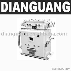 Mine explosion proof type intelligent vacuum exchange soft starter