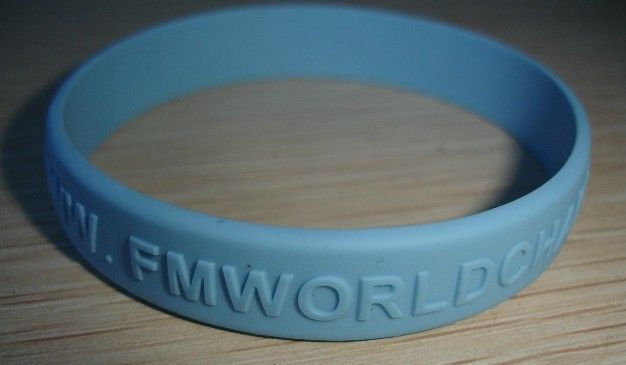 Custom silicone bracelet