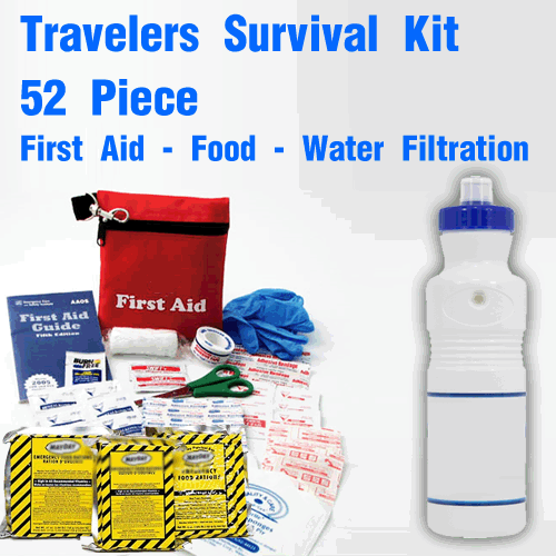 Best Travel Survival Kit Food Water First Aid