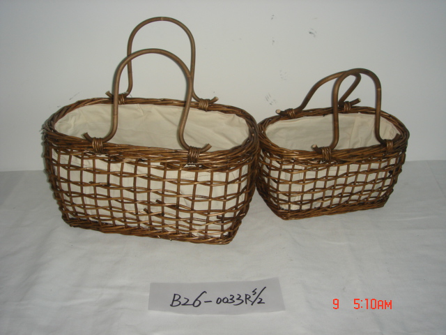 shopping willow basket