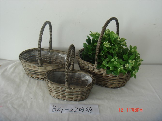 vegetable willow basket