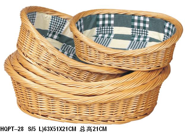 pet willow basket