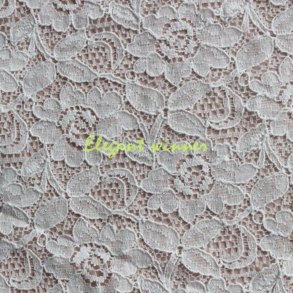Cotton nylon dyed lace fabric