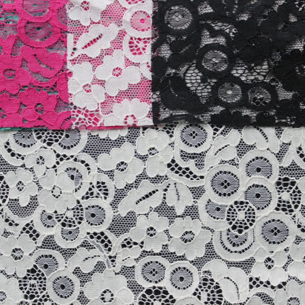 nylon cotton lace fabric