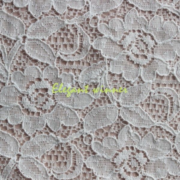 Cotton nylon dyed lace fabric
