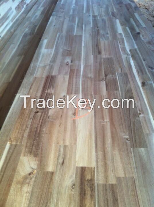 Acacia wood/rubberwood /oakwood /birchwood /radiata pine glued wood finger joint laminated board