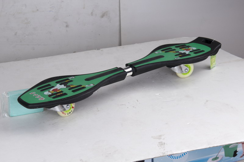 skateboard with 2 wheels