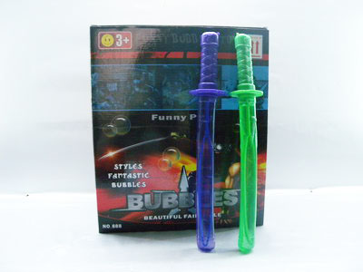 Plastic Bubble Water Sword Toys