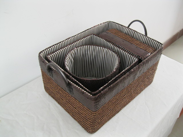 wheat straw storage basket