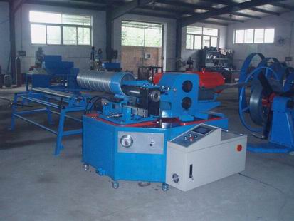 Spiral tube machine