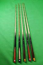 All Kinds of Snooker Pool Ashwood, Rosewood, Maple Cues
