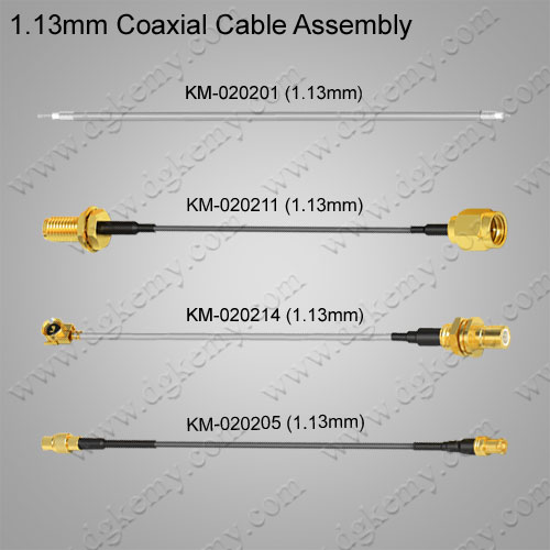 Coaxial Cable Assembly 1.13mm 