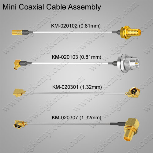 Coaxial Cable Assembly (0.81mm / 1.32mm)