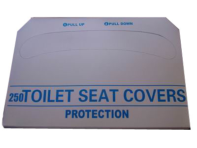 :1/2 fold toilet seat cover