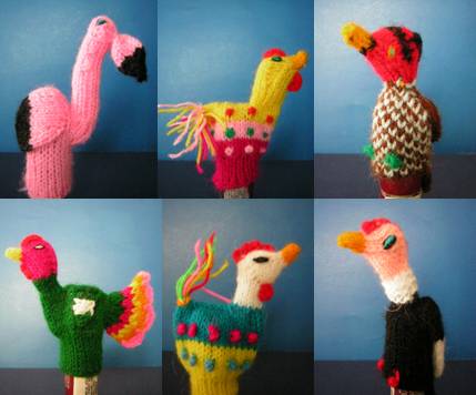 Finger Puppets Handmade Peru