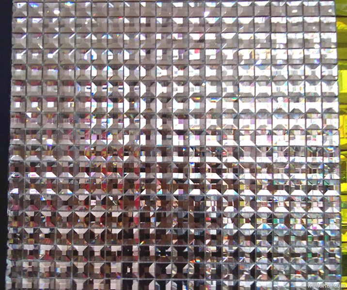 Wall&Floor Decorative silver beveled mirror tiles