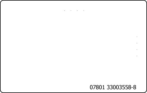 HID 1386 Thin Card