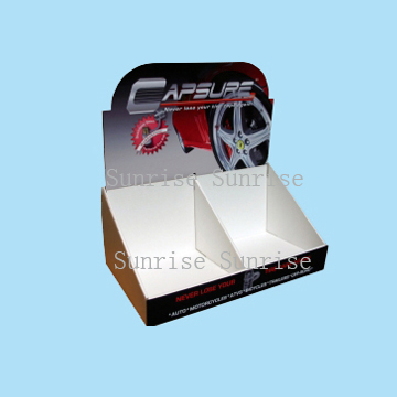 DVD, CD, counter display, POS, cardboard display, corrugated display, paper