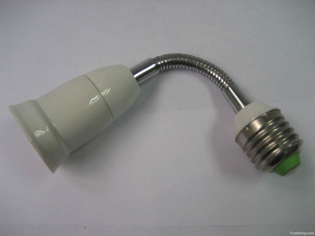 E27 to E27 extension lamp base adapter