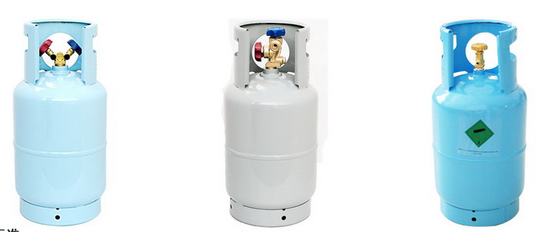 refillable refrigerant cylinder