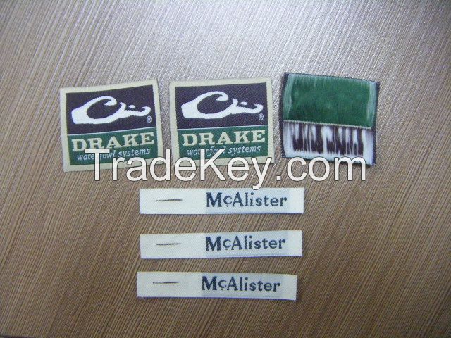 Woven brand labels ,main labels for T-shirt in high quality