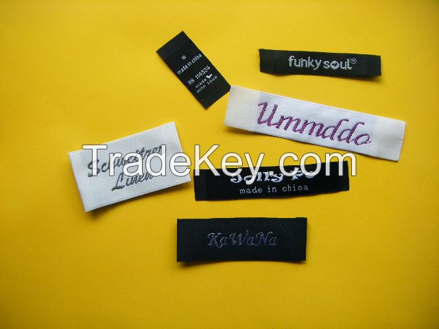 Woven brand labels ,main labels for clothing