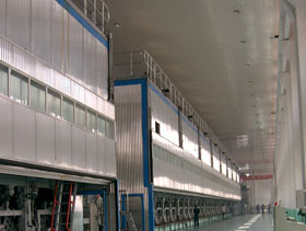 Closed Hood for paper machine