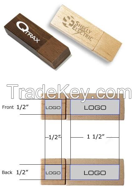 Wooden usb 2.0 flash drive for promotion gifts