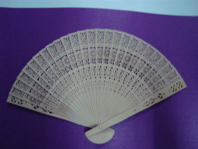 wooden fan