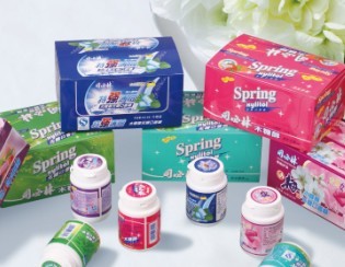 SPRING XYLITOL SUGARFREE CHEWING GUM 40PCS