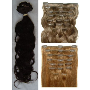 Clips on hair extension