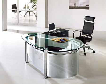 Glass Desk