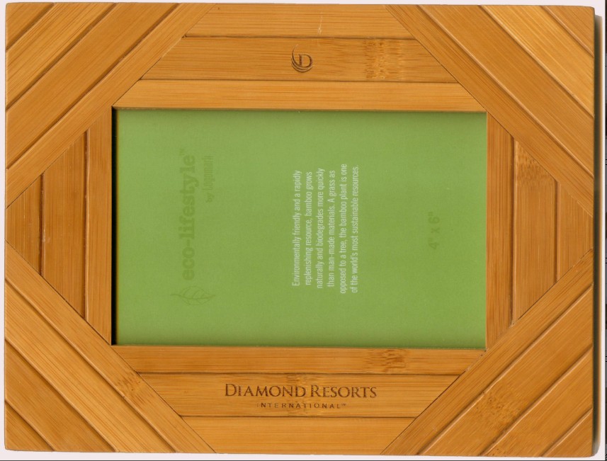 Bamboo photo frame