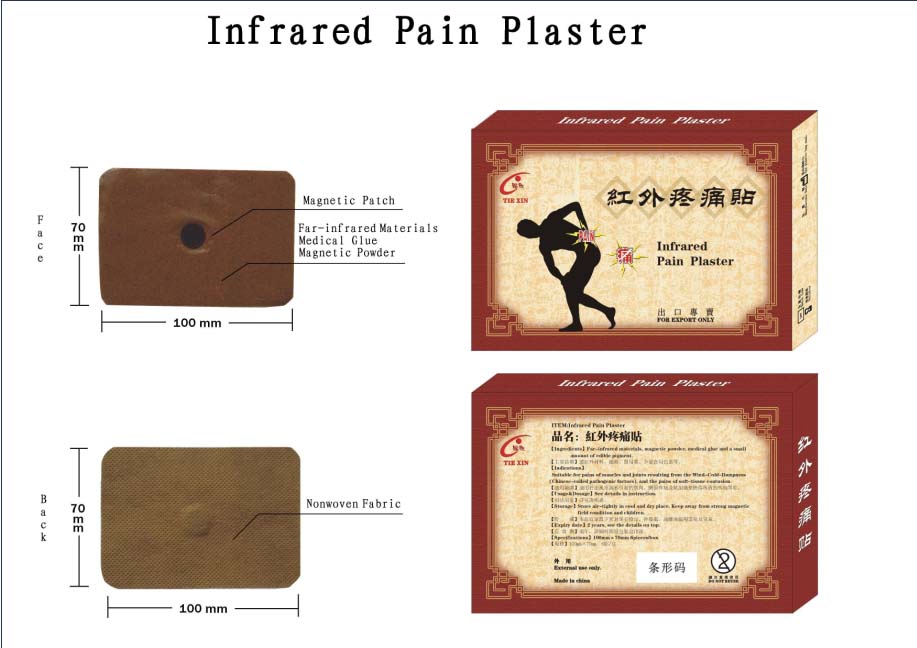 Infrared Pain Plaster=relieve pain