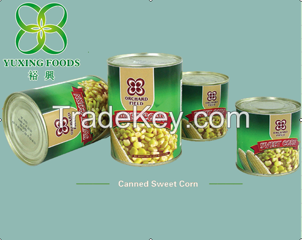 Canned sweet corn