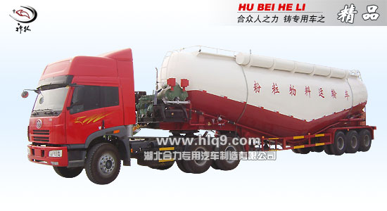 semi-trailer, bulk cement trailer, trailer truck