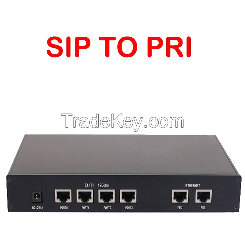 Smart E1 T1 Pri Isdn to SIP Gateway for Call Terminal, PRI Gateway, 30B+D VOIP