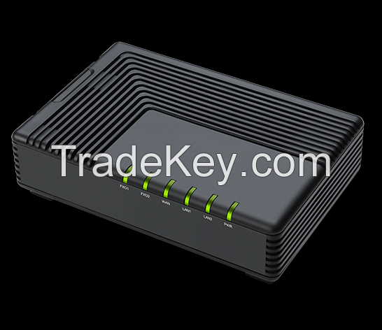 Top Selling 2 Ports FXS 2 FXO VoIP Media Gateway for Call Terminal
