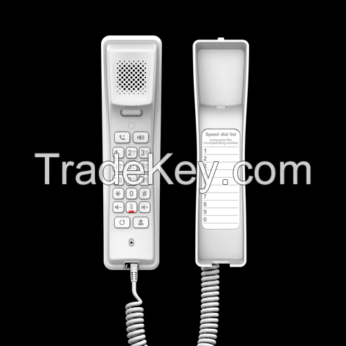 Compact IP Phone support Wall Mounted for hotel, home  PoE supported