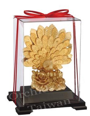 24K Gold Foil Statue with Display Stand