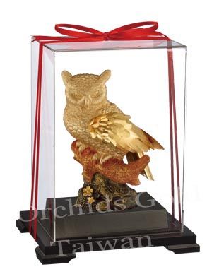 24K Gold Foil Statue with Display Stand
