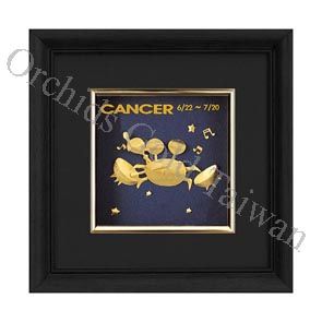 24K Gold Foil Baby Zodiac Series