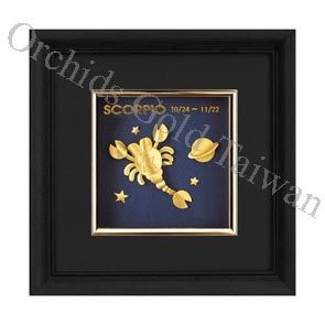 24K Gold Foil Baby Zodiac Series