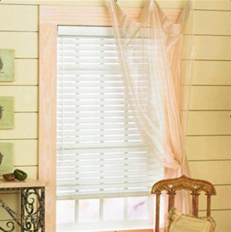 Elegant fauxwood venetian blinds