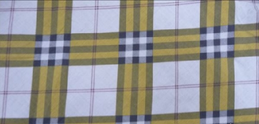 100 % polyester checks fabrics