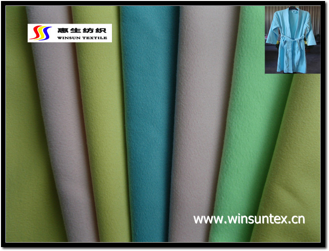 microfiber bathrobe fabric