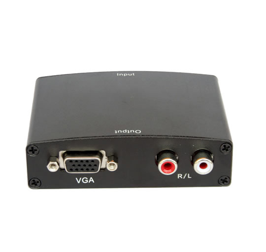 HDMI to VGA+R/L Audio Converter