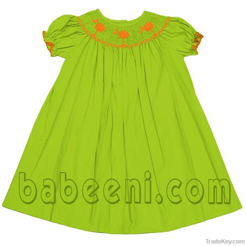 2012 new smocked bishop baby dress, smocked clothes